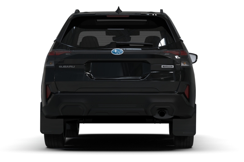 Subaru Forester Mud Flap Kit - Rally Armor - UR Blk Flap/Rd Logo - Black/Red Logo - `25-`27